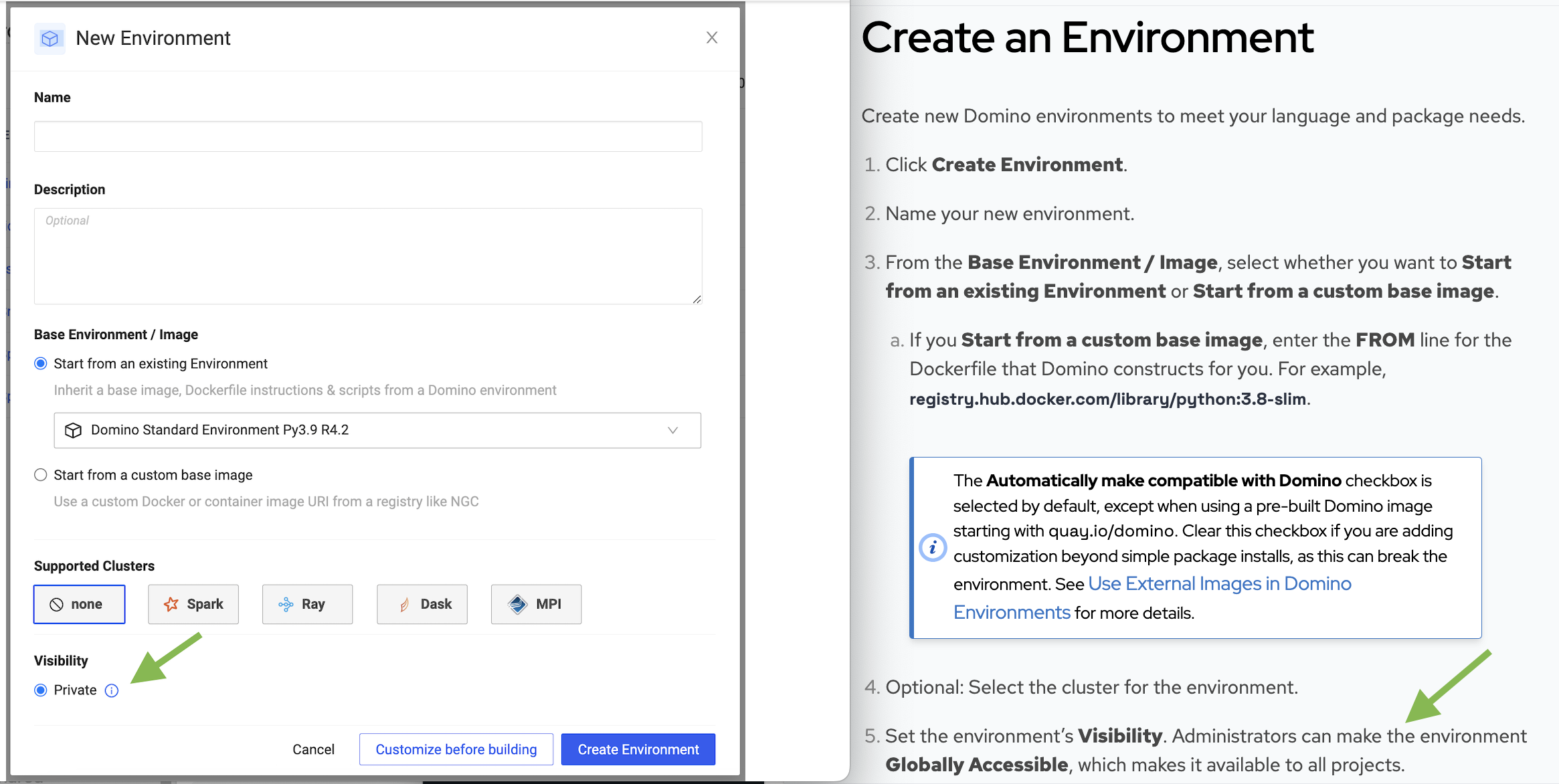 Default Private - only Admins can make env visibility Global.png